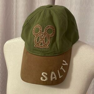 SOLD Disney Parks salty pretzel green  cap